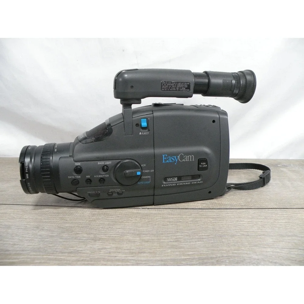 Magnavox CVR600AV01 Easy Cam Vhs-c Camcorder Black Flying Erase Head For Parts
